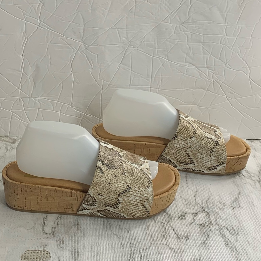 Dolce Vita Snake Print Platform Slides - image 8